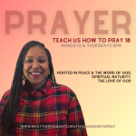 Teach Us How To Pray