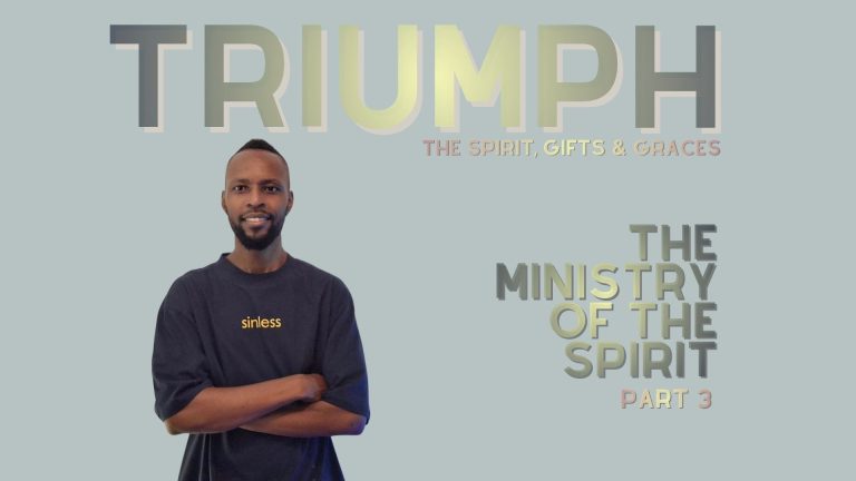 The Ministry Of The Holy Spirit part 3